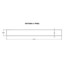 Alexandria Moulding 11.75 in. W X 11.75 in. L X 0.75 in. Tabletop