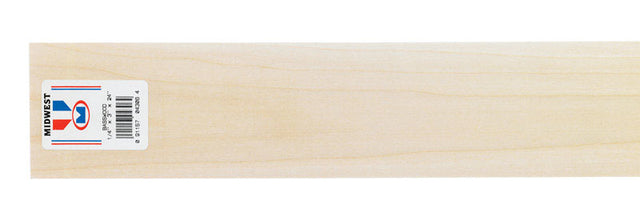 BASSWD SHEET 1/4X3X24"