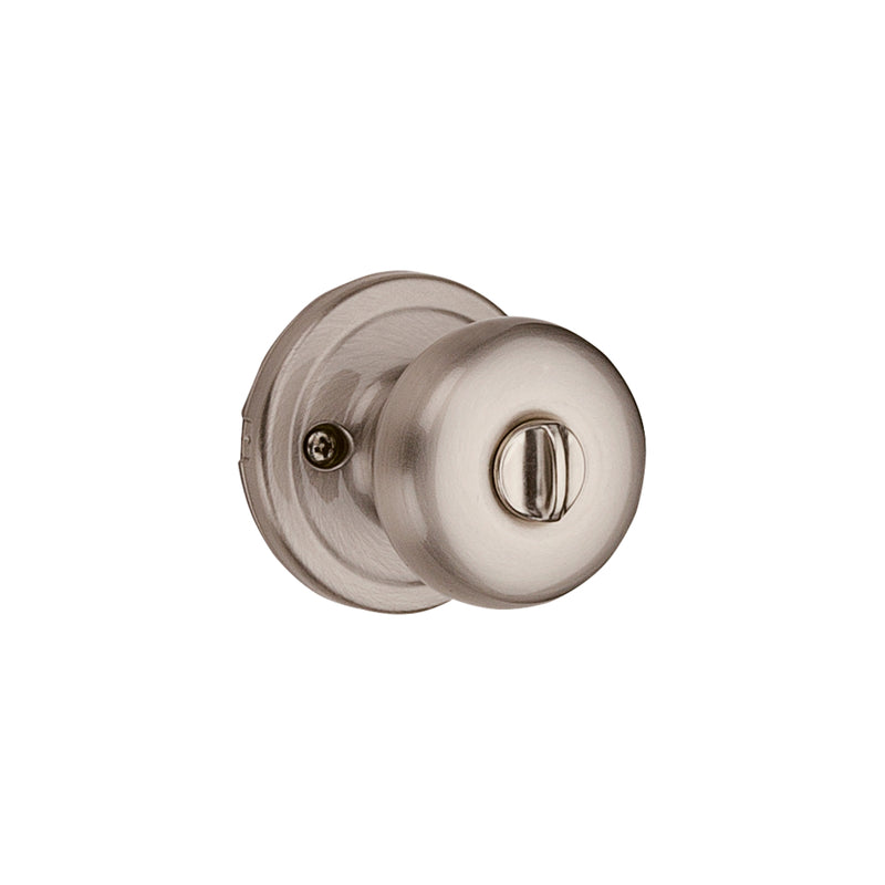 Kwikset SmartKey Juno Satin Nickel Entry Lockset KW1 1-3/4 in.