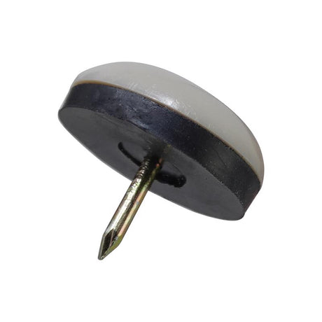 Ace White 7/8 in. Nail-On Plastic Sliders 8 pk