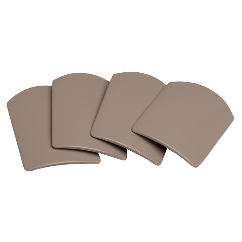 Ace Brown Assorted in. Push-On Plastic Sliders 4 pk