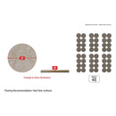 Ace Felt Self Adhesive Protective Pad Beige Round 1 in. W 48 pk