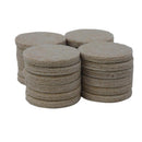 Ace Felt Self Adhesive Protective Pad Brown Round 1-1/2 in. W 24 pk