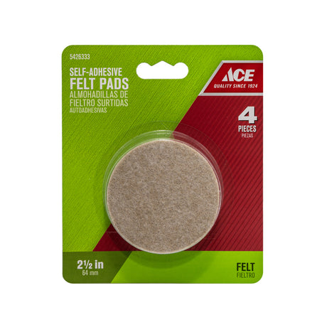 PAD FELT 2.5" CIRCLE CD4