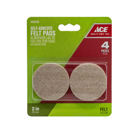 PAD FELT 2" CIRCLE CD4