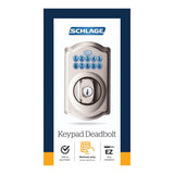 Schlage Satin Nickel Steel Electronic Deadbolt