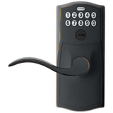 Schlage Aged Bronze Steel Electronic Keypad Entry Lock
