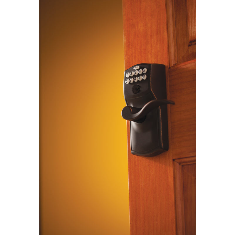 Schlage Aged Bronze Steel Electronic Keypad Entry Lock