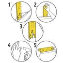 Hang and Level Yellow Hang and Level Picture Hanger 10 lb 1 each