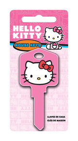 Hillman Hello Kitty House Key Blank 66/97 KW1/KW10 Single For Kwikset and Titan Locks