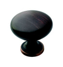 KNOB ROUND 1-1/4" BRONZE