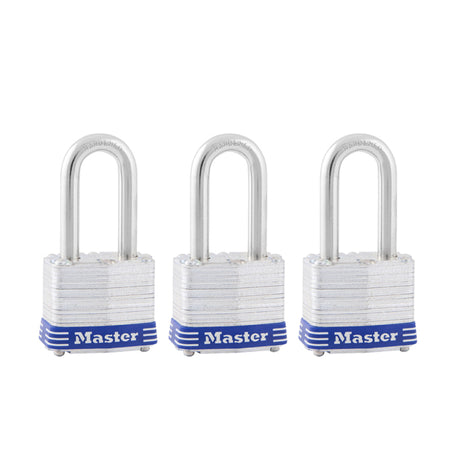 LAM PADLOCK 1-9/16" 3PK