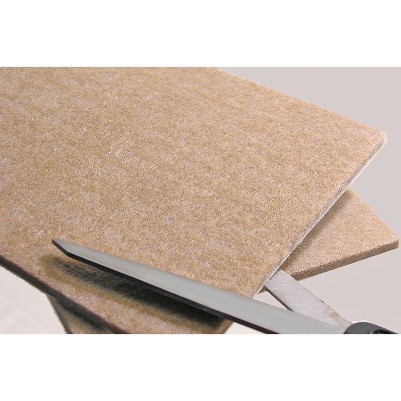 Ace Felt Self Adhesive Blanket Brown Rectangle 4-1/4 in. W X 6 in. L 2 pk