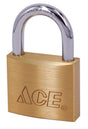 PADLOCK1-1/2"PIN BRS ACE
