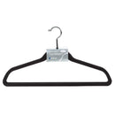 FLOCKED HANGER BLK PK5