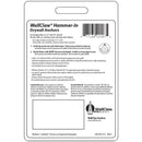 WallClaw Anchors .25 in. D X 2 in. L Plastic/Steel Pan Head Wallboard Anchors 10 pk