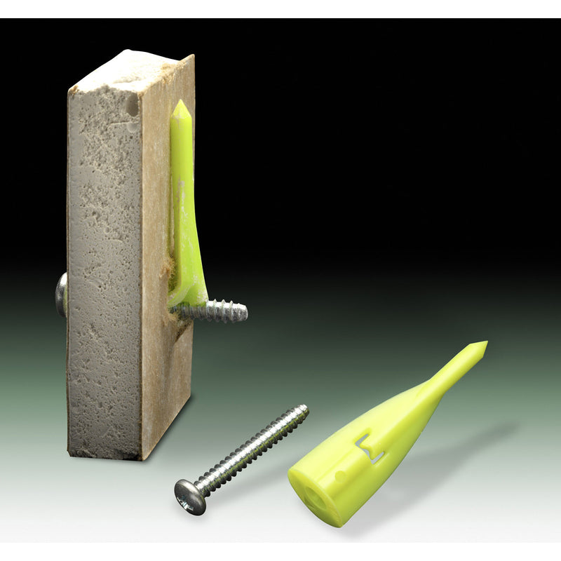 WallClaw Anchors .25 in. D X 2 in. L Plastic/Steel Pan Head Wallboard Anchors 10 pk