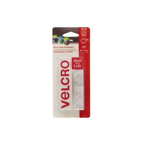 VELCRO TAPE 18"X3/4" CLR