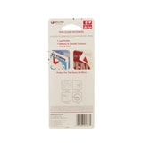 VELCRO Brand Thin Clear Small Nylon Hook and Loop Fastener 3-1/2 in. L 4 pk