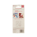 VELCRO Brand Thin Clear Small Nylon Hook and Loop Fastener 3-1/2 in. L 4 pk