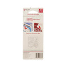 VELCRO Brand Thin Clear Small Nylon Hook and Loop Fastener 5/8 in. L 15 pk