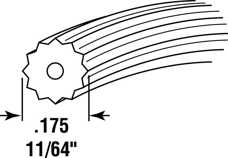 Prime-Line 0.18 in. D X 1320 ft. L Screen Spline