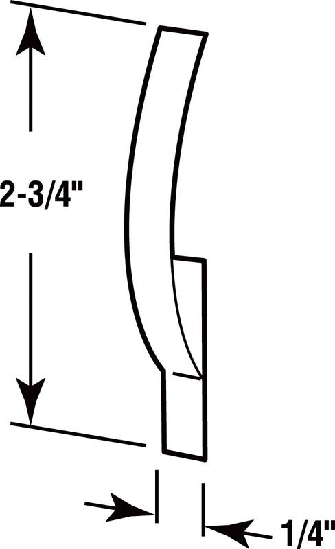 Prime-Line Zinc Steel 3/16 in. W X 2-3/4 in. L Window Frame Fasteners 1 pk