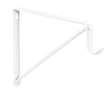 Knape & Vogt, White Pro RP-0045-WT Shelf and Rod Closet Bracket