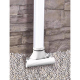 Frost King Drain Away 0.1 in. H X 9 in. W X 46 in. L White Vinyl Downspout Extension