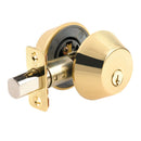 DEADBOLT DBL CYLINDER PB