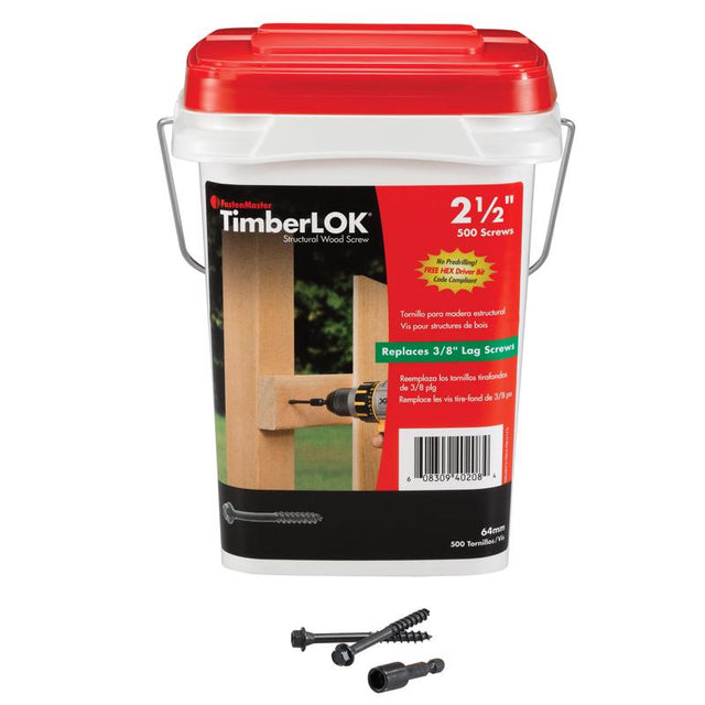TIMBERLOK 2-1/2" 500 PCS