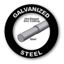 IronRidge 24 in. H X 25 ft. L Galvanized Steel Welded Wire Fence 1 in.