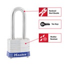Master Lock 1-5/16 in. H X 1-5/8 in. W X 1-9/16 in. L Laminated Steel Double Locking Padlock