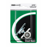Barton Kramer Chrome Silver Steel Closet Door Hanger Set 1 pk
