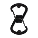 Nite Ize S-Biner 2 in. D Stainless Steel Black Carabiner Key Holder