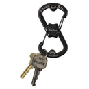 Nite Ize S-Biner 2 in. D Stainless Steel Black Carabiner Key Holder