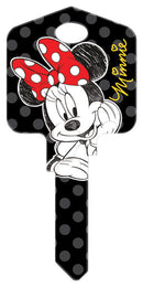 Hillman Disney Minnie Mouse House Key Blank 66/97 KW1/KW10 Single For Kwikset and Titan Locks