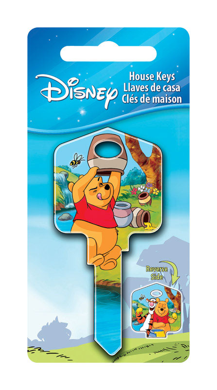 Hillman Disney Winnie The Pooh House Key Blank 66/97 KW1/KW10 Single For Kwikset and Titan Locks