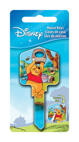 Hillman Disney Winnie The Pooh House Key Blank 66/97 KW1/KW10 Single For Kwikset and Titan Locks