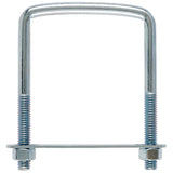 Hampton 3/8 in. X 3 in. W X 4 in. L Coarse Zinc-Plated Steel Square Bend U Bolt