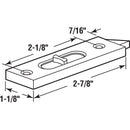 Prime-Line White Vinyl Window Tilt Latch 2.9 in. W X 1.1 in. L For Vinyl Windows 2 pk