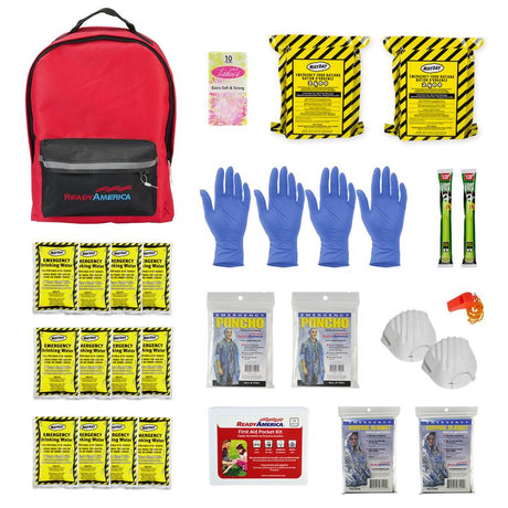 Ready America Ready America 12.5 x 9 x 5 in. Multicolored Emergency Kit 7.75 lb 33 pc