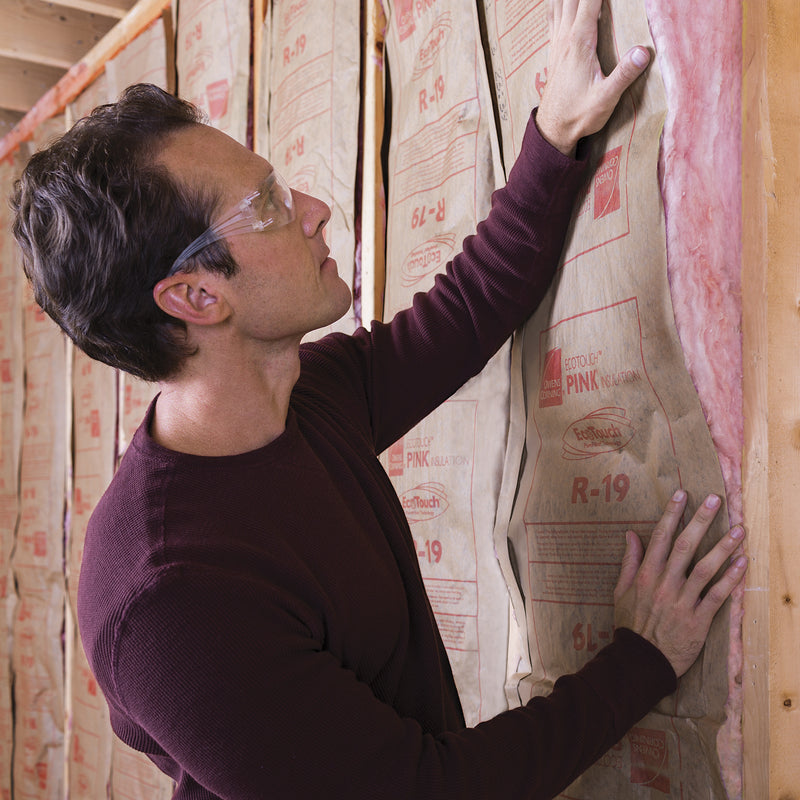 Owens Corning Eco Touch 23 in. W X 470 in. L 19 Kraft Faced Fiberglass Insulation Roll 75.07 sq ft