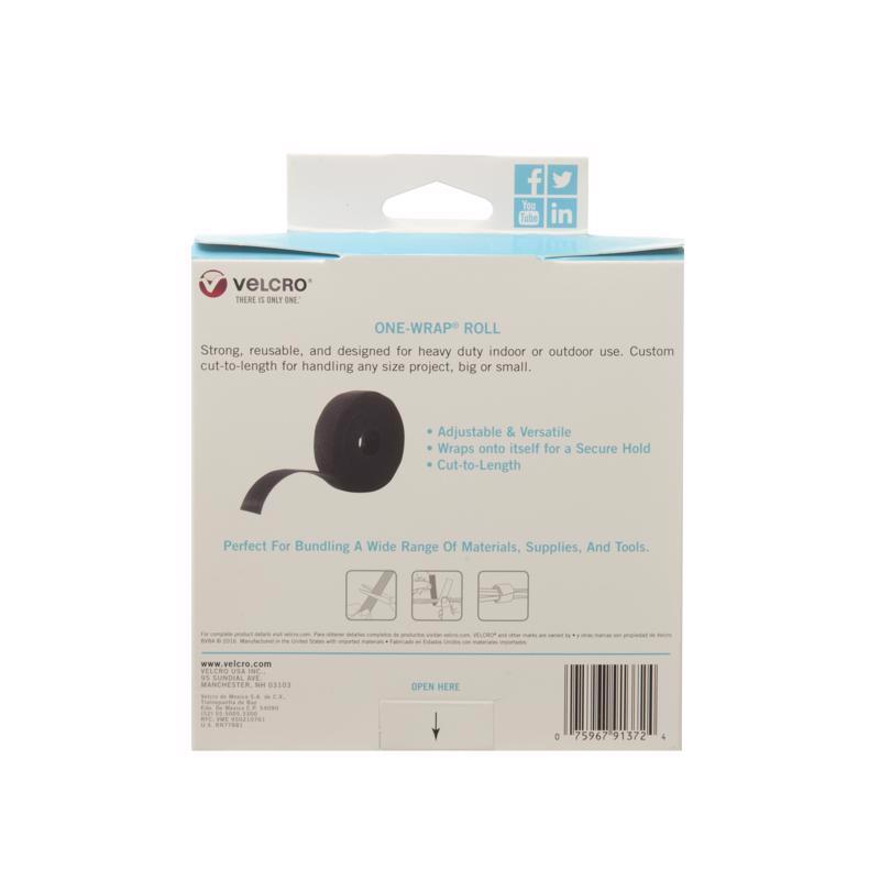 VELCRO Brand ONE-WRAP Extra Large Nylon Strap 360 in. L 1 pk