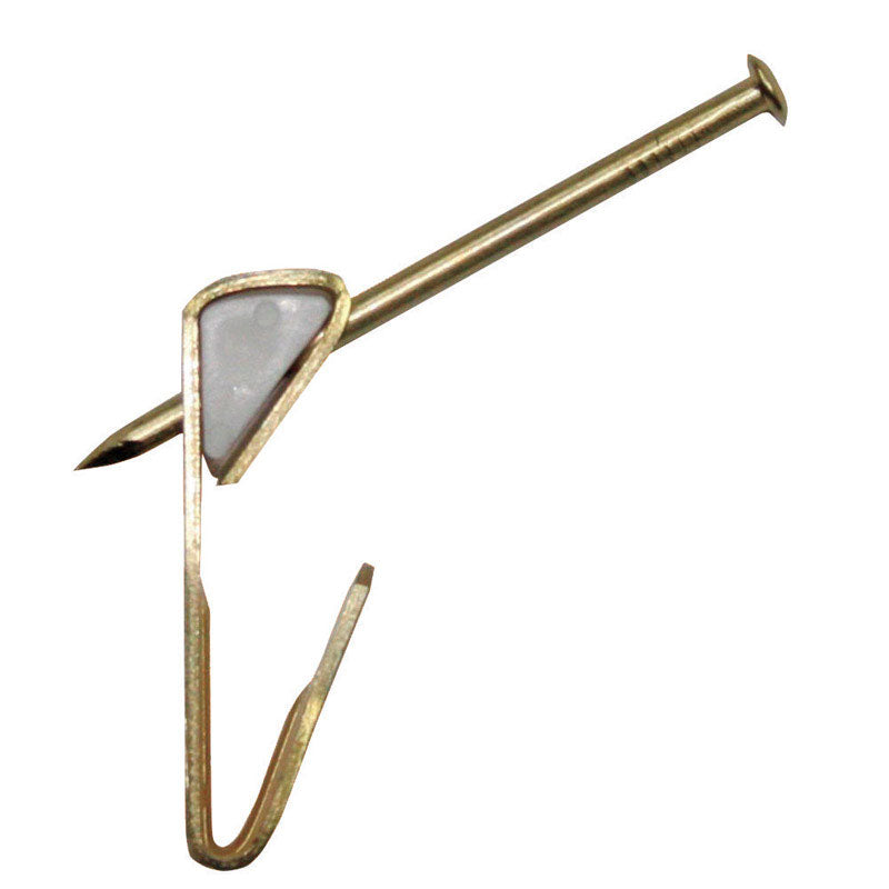 OOK ReadyNail Brass-Plated Conventional Picture Hook 20 lb 6 pk