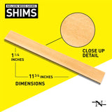 Nelson 1.5 in. W X 12 in. L Wood Shim 42 pk