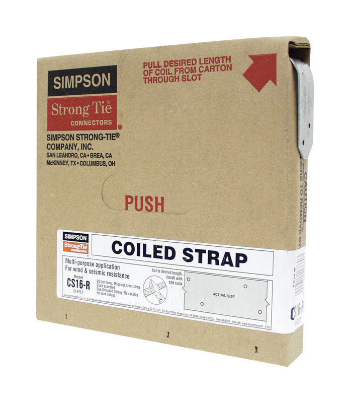 COILED STRAP CS16-R 25FT