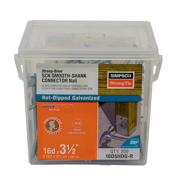 HDG NAILS 16D 5#BOX