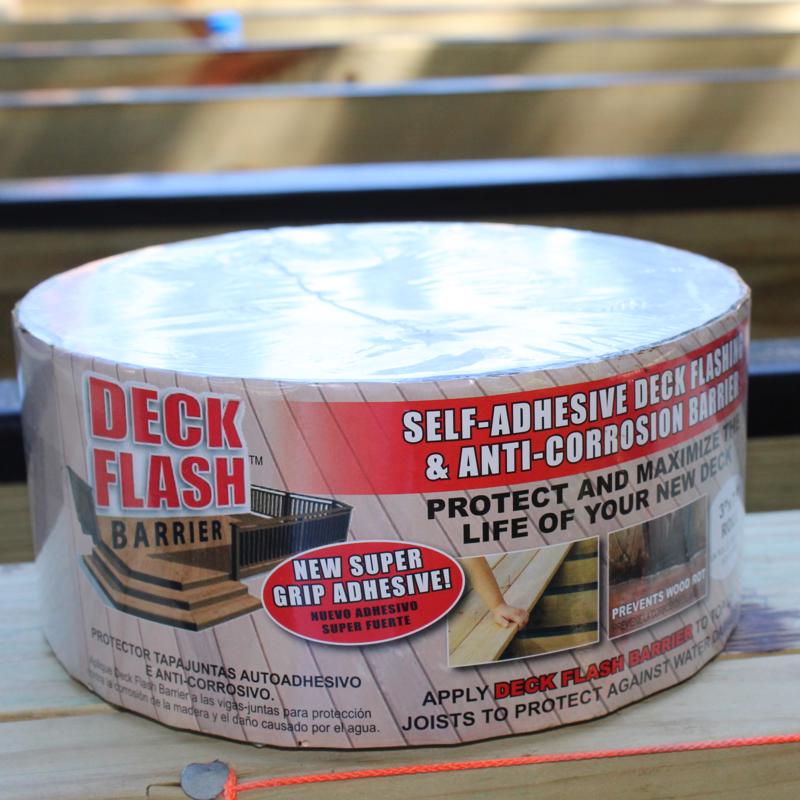 Deck Flash 3 in. W X 75 ft. L Tape Self Adhesive Deck Flashing Black