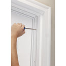M-D White Aluminum Compression Weatherstrip For Door Jambs 36 and 84 in. L X 1 in.